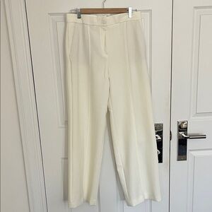 Elegant Cream Women's Pants